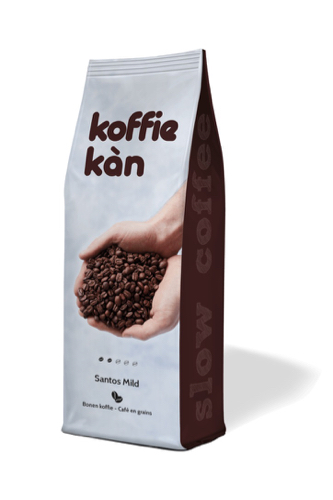 Koffie Kàn Santos mild grains 250g